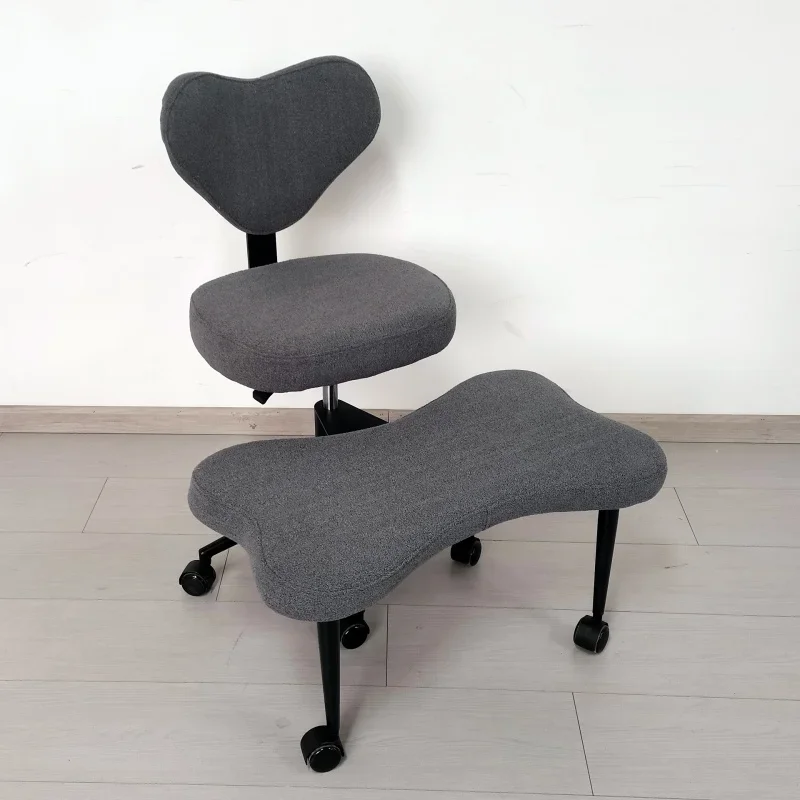 Cross Legged Office Chair – Meditation Seat with Lumbar Support for Desk Work Yoga Mindfulness Comfortable Space-Saving