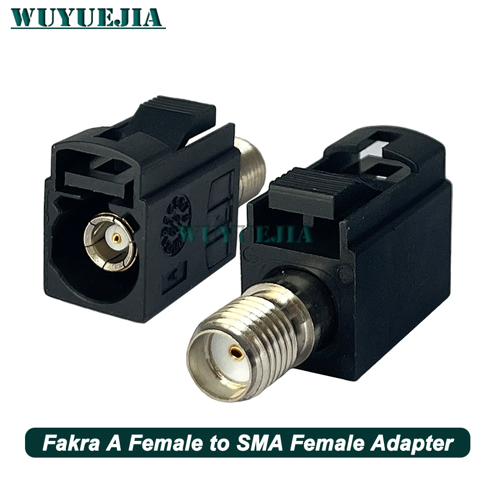 1Pcs Fakra to SMA Adapter Fakra Code A/B/C/D/E/F/G/H/I/K/Z Female to SMA Female Jack Straight Adapter 50ohm RF Coaxial Connector