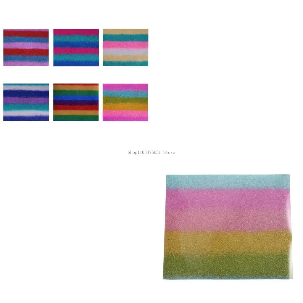 

Lettering Film Glitter Rainbow Heat Transfer Vinyl Roll Heat Press Iron DIY Man Women T-Shirts Craft Gifts Home Accessories