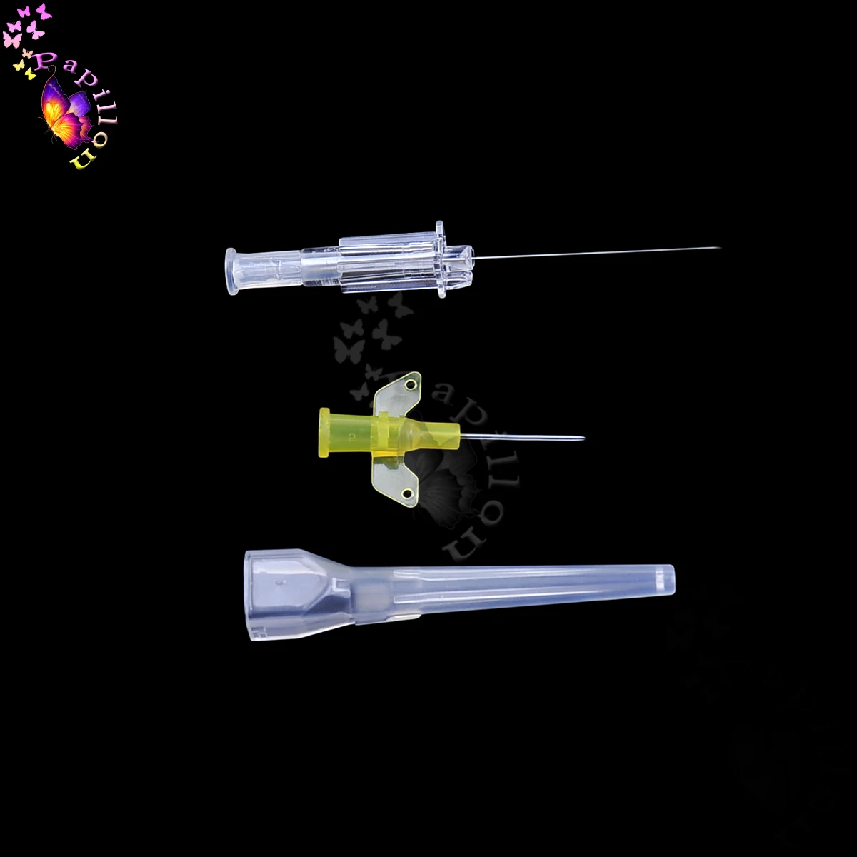 Disposable Butterfly Type IV Cannula Intravenous Injection Catheter with Wings 22G 24G 26G Veterinary Instruments