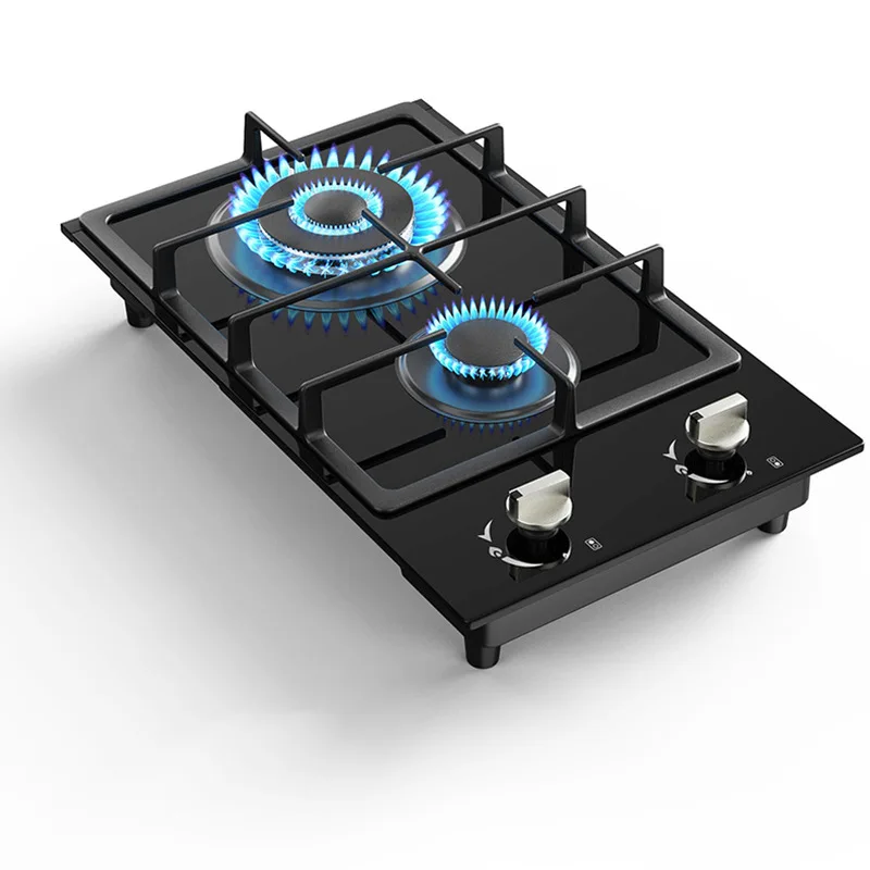 가정용 2구 가스레인지 (사바프 버너, LPG/천연가스 사용 가능)