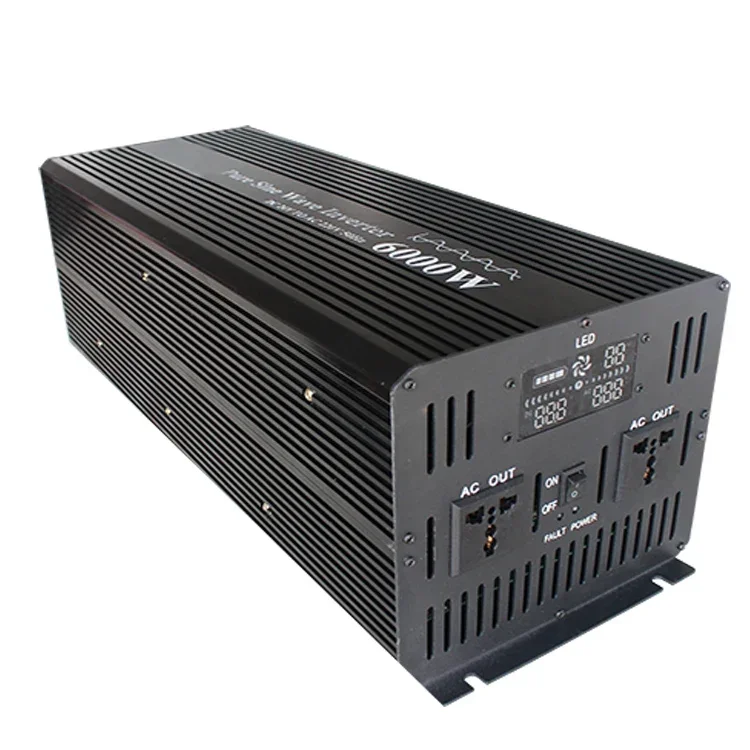 8000W 10KV inversor power  24v to 220v high frequency inventors off grid solar pure sine wave