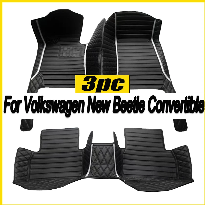 Car Floor Mats For VW Volkswagen New Beetle Convertible 1998~2011 Waterproof Rug Tapetes Para Automovil Car Mats Car Accessories