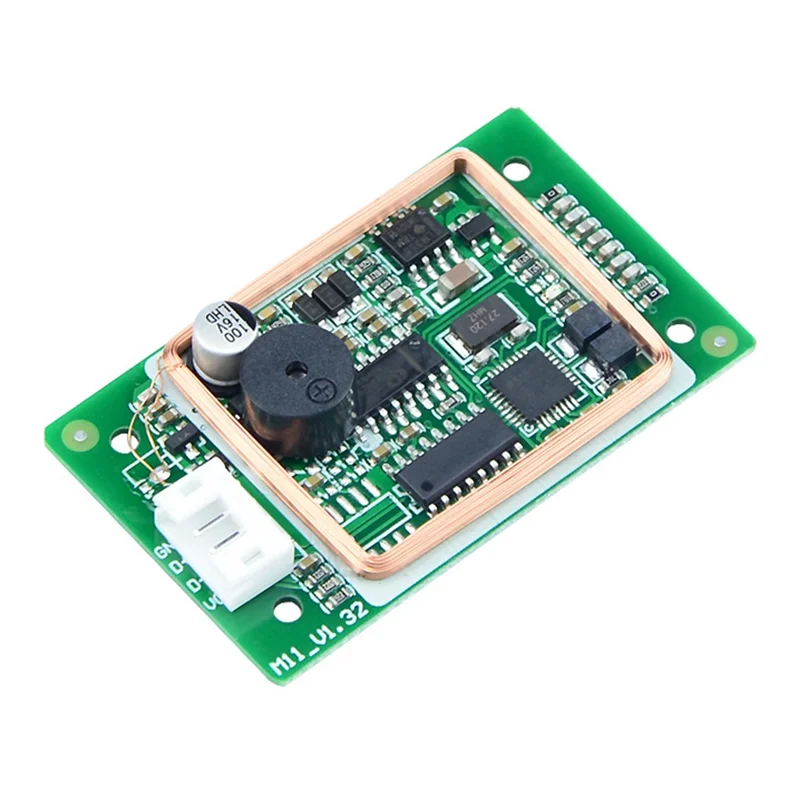 

USB RFID Reader Module ID Card+IC Card Reader 13.56Mhz 125Khz Smart Card Reader RS232 Support Window Linux System