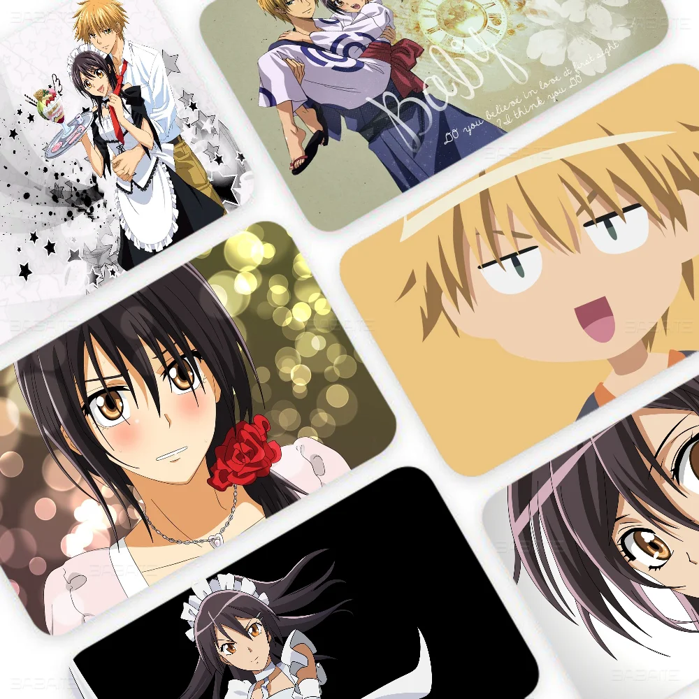 Anime Maid Sama Credit Card Skin Stickers For VISA Bank Bus Metro Access Card Protective Film Cover Sticker Decal Women