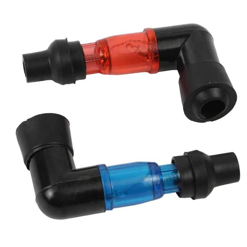 

1Pcs Universal Motorcycle Flash Spark Plug Cap Motorcycle Ignition Spark Plug Cap Elbow Flashing Spark Plug Cap For Motorbike