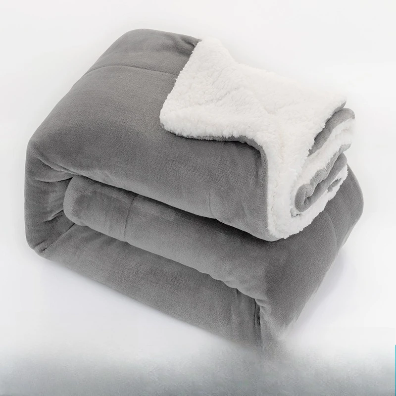 

Флисовое одеяло из шерпы, толстое двухслойное фланелевое плюшевое одеяло для ребенка