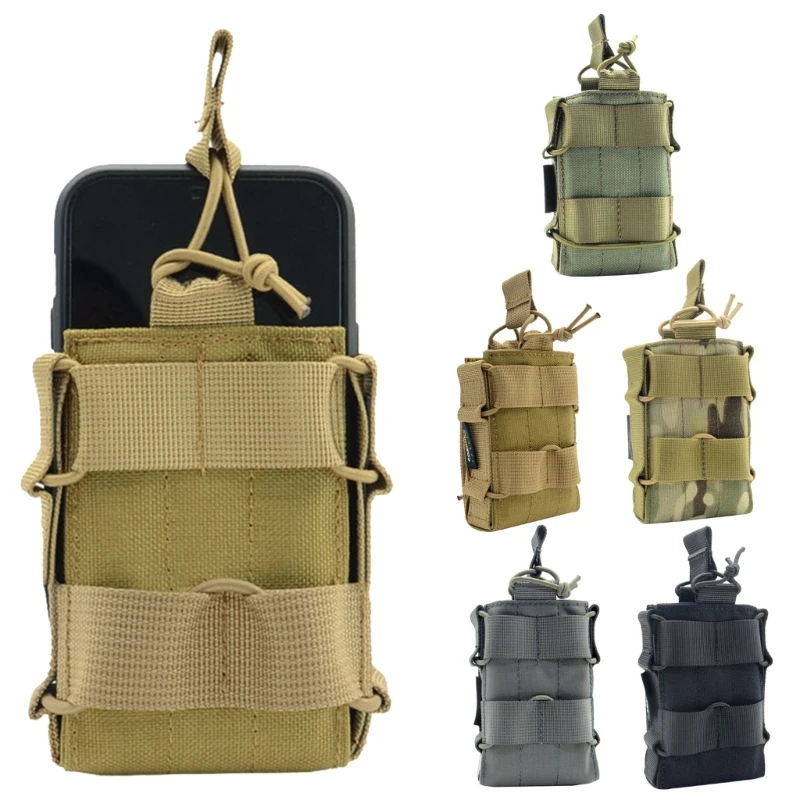 2024 New Molle Tactic Magazine Pouch Holder Clip Hunting Vest Accessories Bag Open-Top Hunting Military Airsoft Mag Holder Pouch