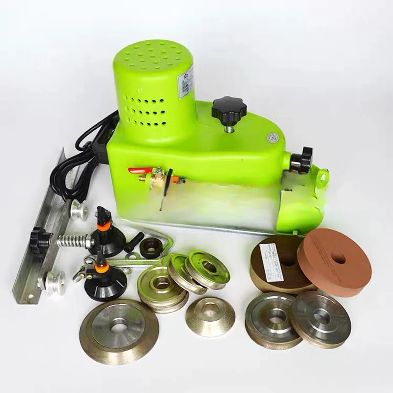 

Small portable glass grinding machine can grinding glass straight edge, round edge,hypotenuse tile edging machine