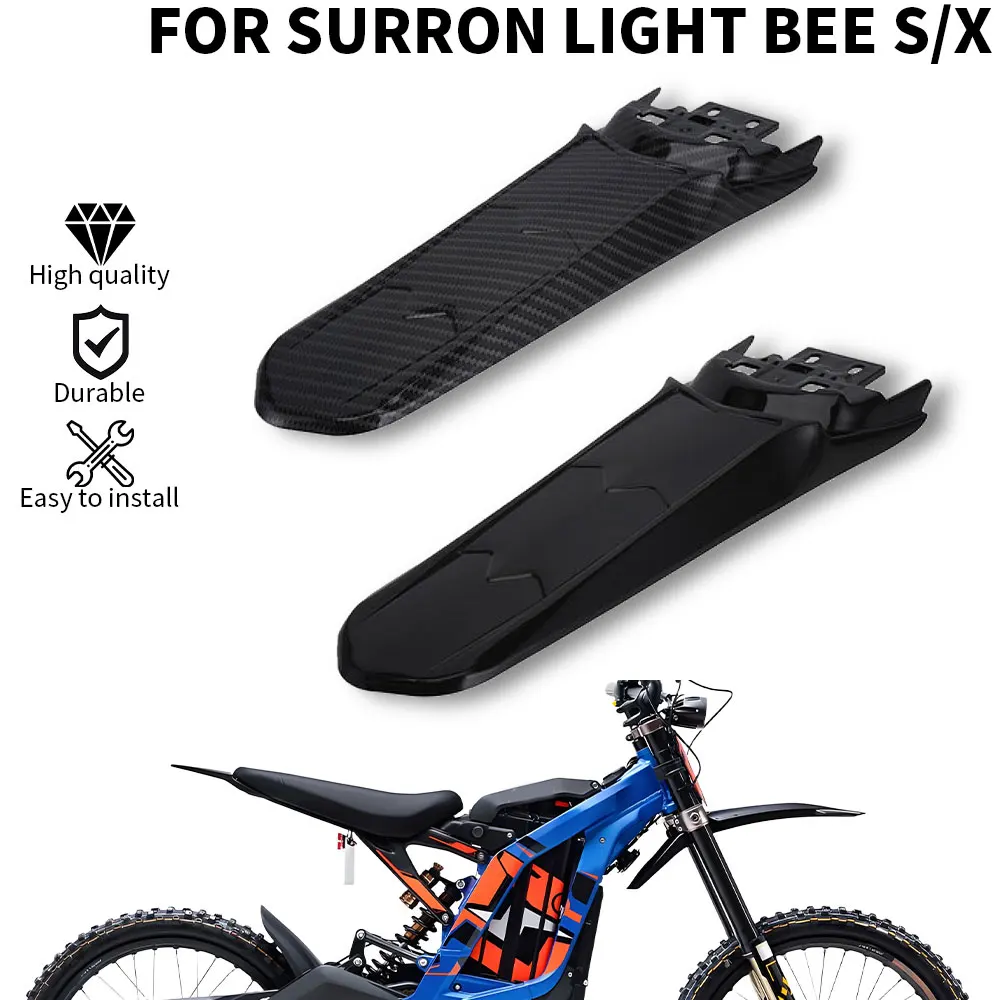 AliExpress JFGRACING For Surron Light Bee X S Rear Fender Mudguard Lengthening Longer Tail Guard Motorcycle dirt bike carbon fiber pattern