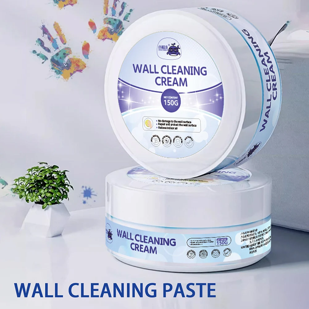 Multi-Purpose Wall Cleaning Conditioning Cream Stain Removal Powerful Renovation Solid-Paste Easy Application Wall Repair Tool - view 3