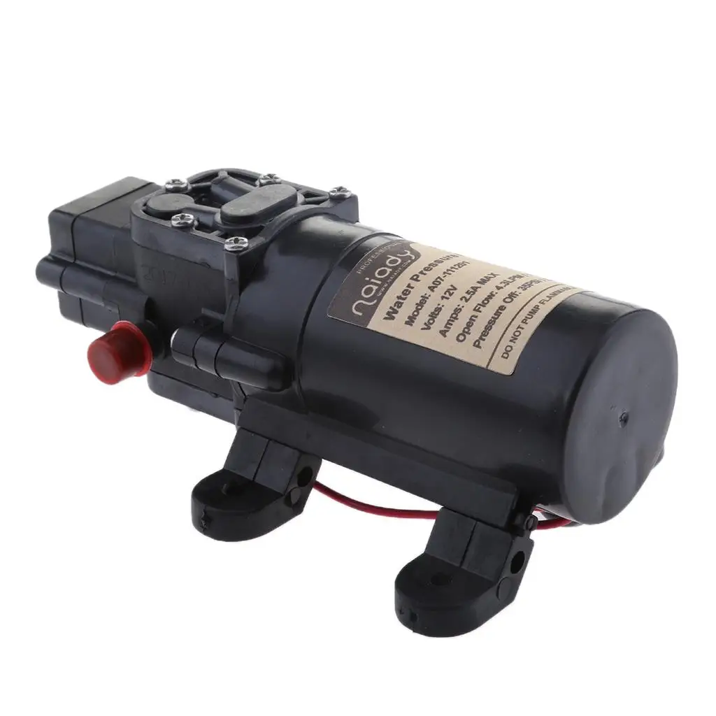 

12V Diaphragm Pressure Water Pump Built in Pressure Switch for Marine Agricultural Caravan Use