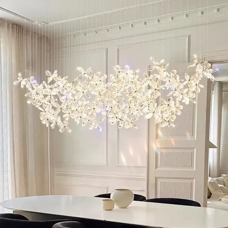 

home decorationPendant lights, luxury crystal living room chandelier, dining room Pendant lamp, ceiling light, indoor lighting
