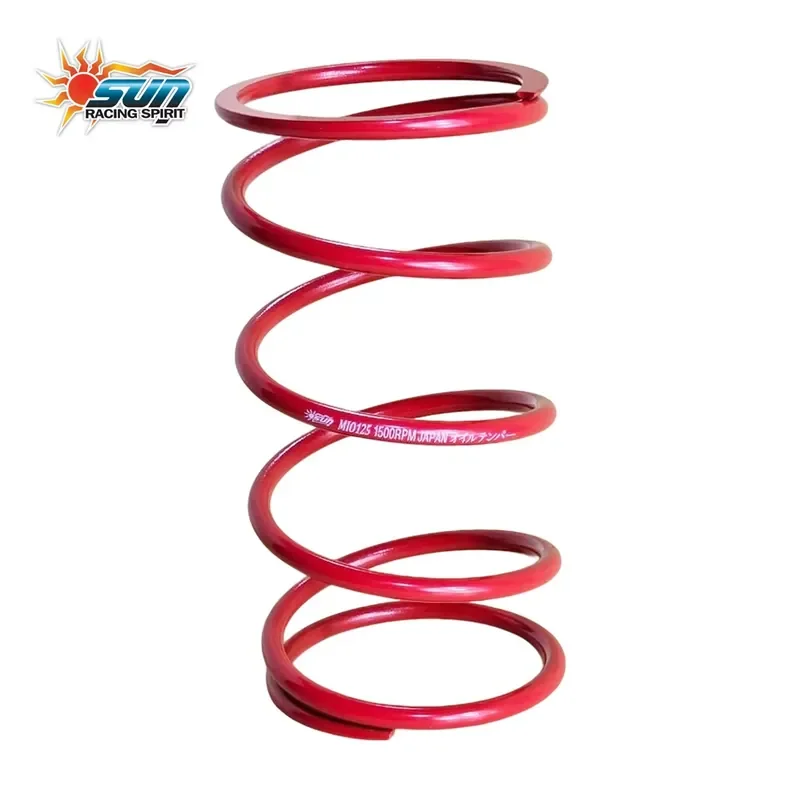 

SUN Racing MO125-CVT002 Taiwan Motorcycle CVT Center Spring New Steel Material Red 1500 RPM Speed for MIO125 Retrofit Upgrade