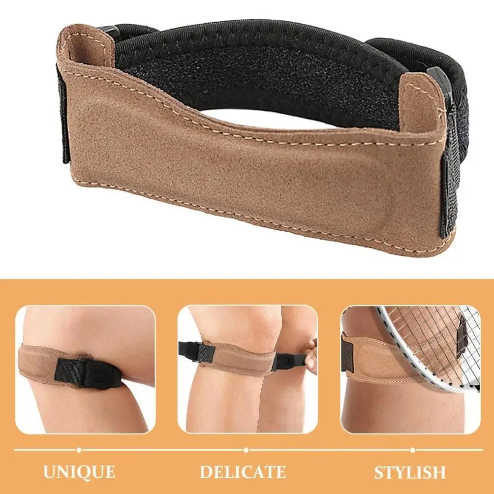 

Knee Patellar Knee Support Strape Brace Adjustable Shock Absorption Compression Knee Pad Sleeve For Basketball
