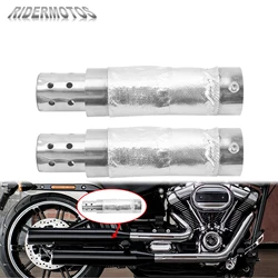 Motorcycle Sideshots Exhaust Silencer Quiet Baffle Shortshots System For Harley Softail Duals Softail Duals Shortshots Staggered