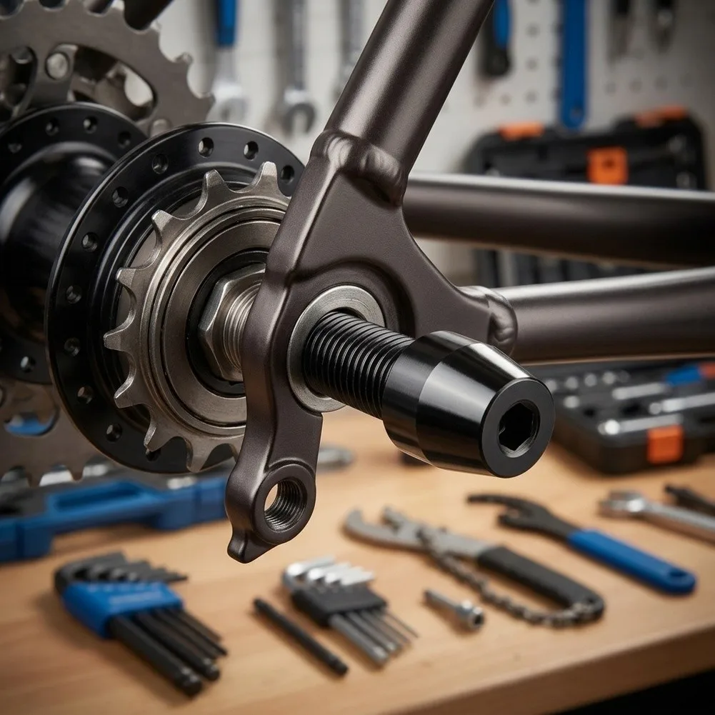 Aluminum Alloy Trainer Thru Axle Adapter 3 Pitch Adapters Easy To Assemble Efficient Disassembly High Compatibility