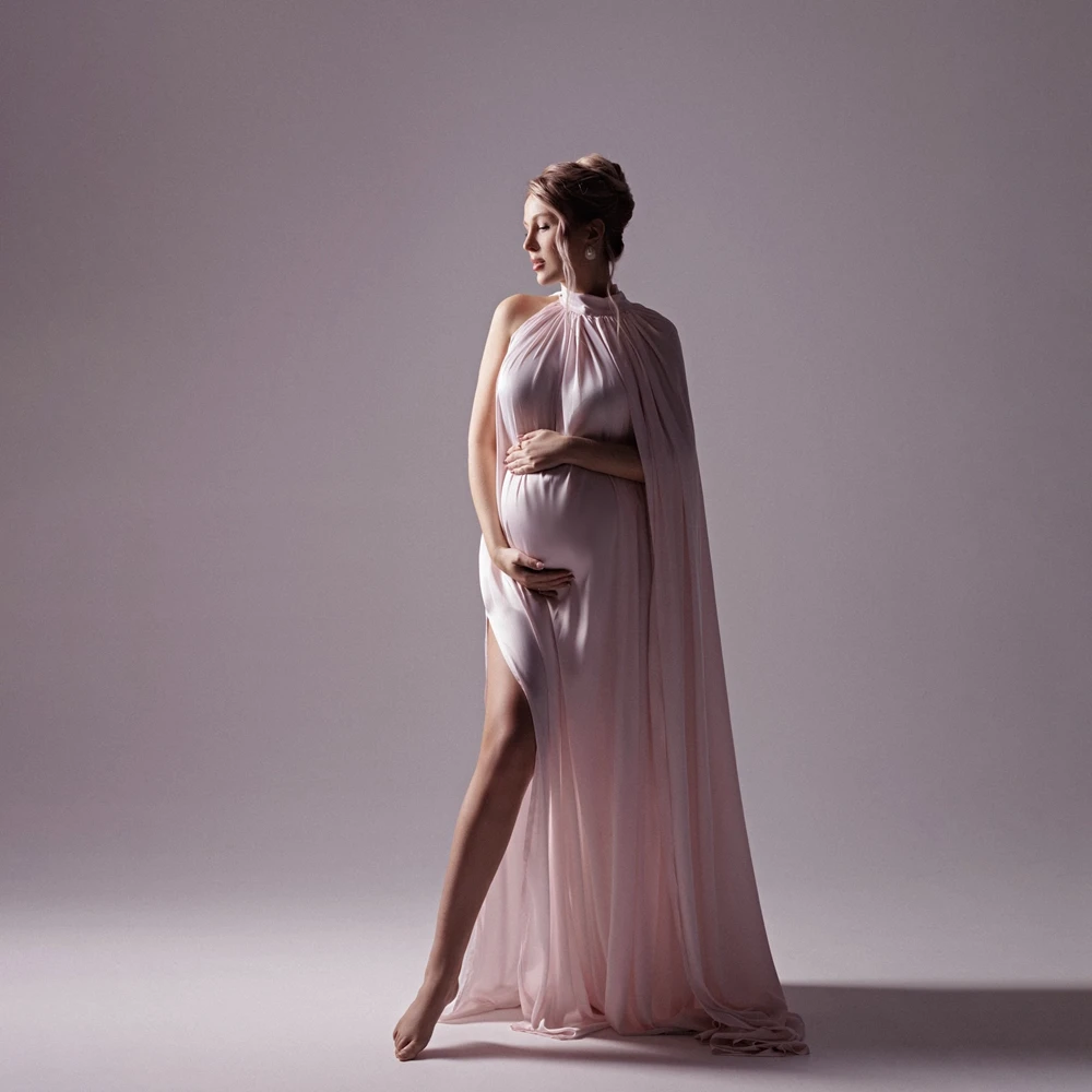 robe-de-photographie-de-maternite-a-col-rond-avec-cape-tenue-de-seance-photo-pour-femme-enceinte-robe-elegante-et-fluide-pour-la-grossesse
