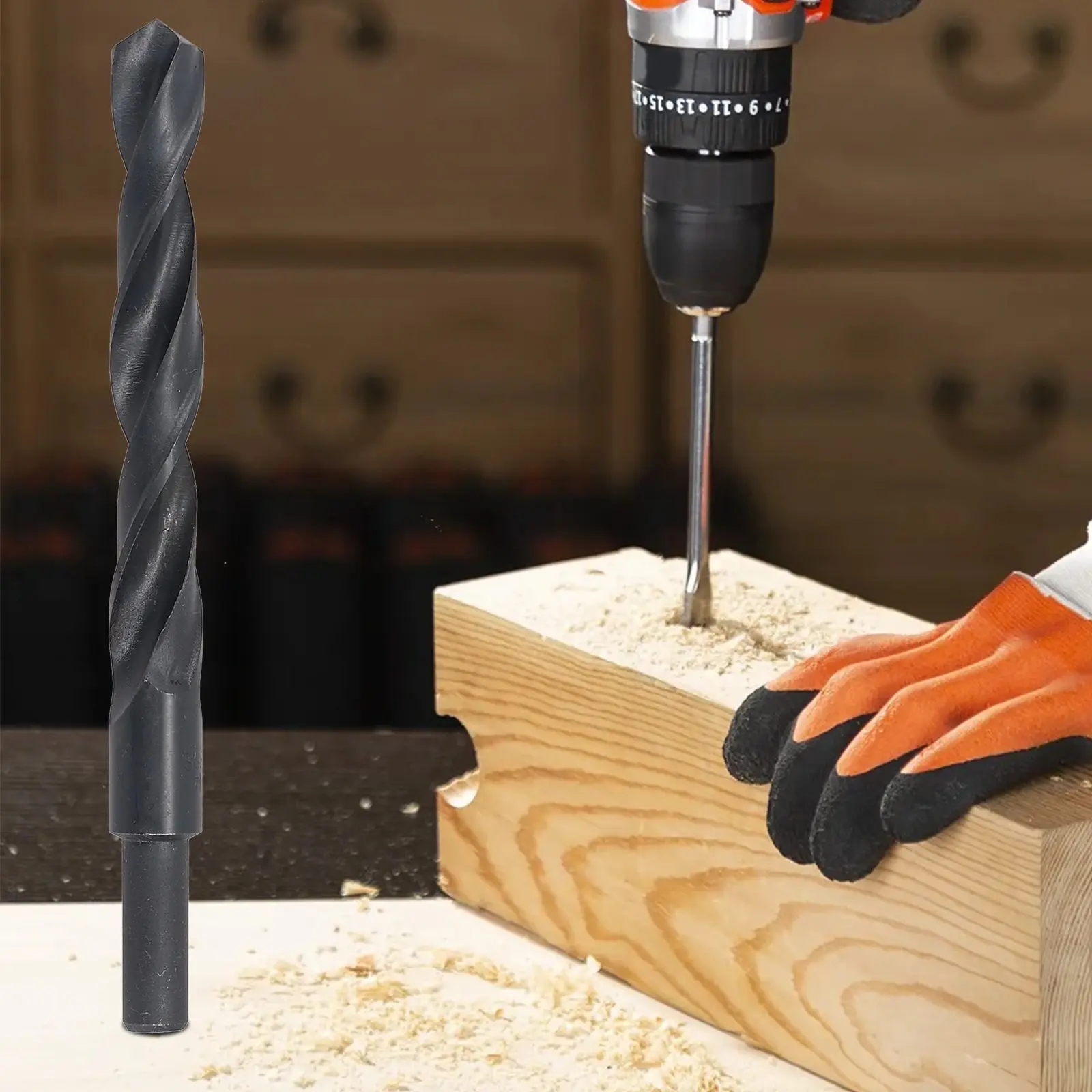 Tough HSS Drill Bits Features Sizes of Both Twelve Millimeters and Thirty Five Millimeters; With Robust Handle