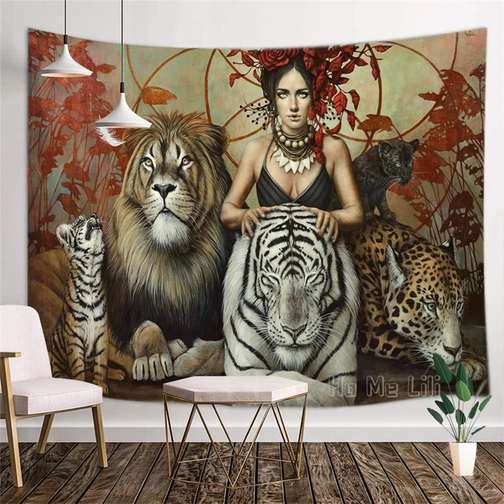 Sophie Wilkins Peintre Art Portraiture Indoor And Outdoor Tapestry Multifunctional Wall Hanging