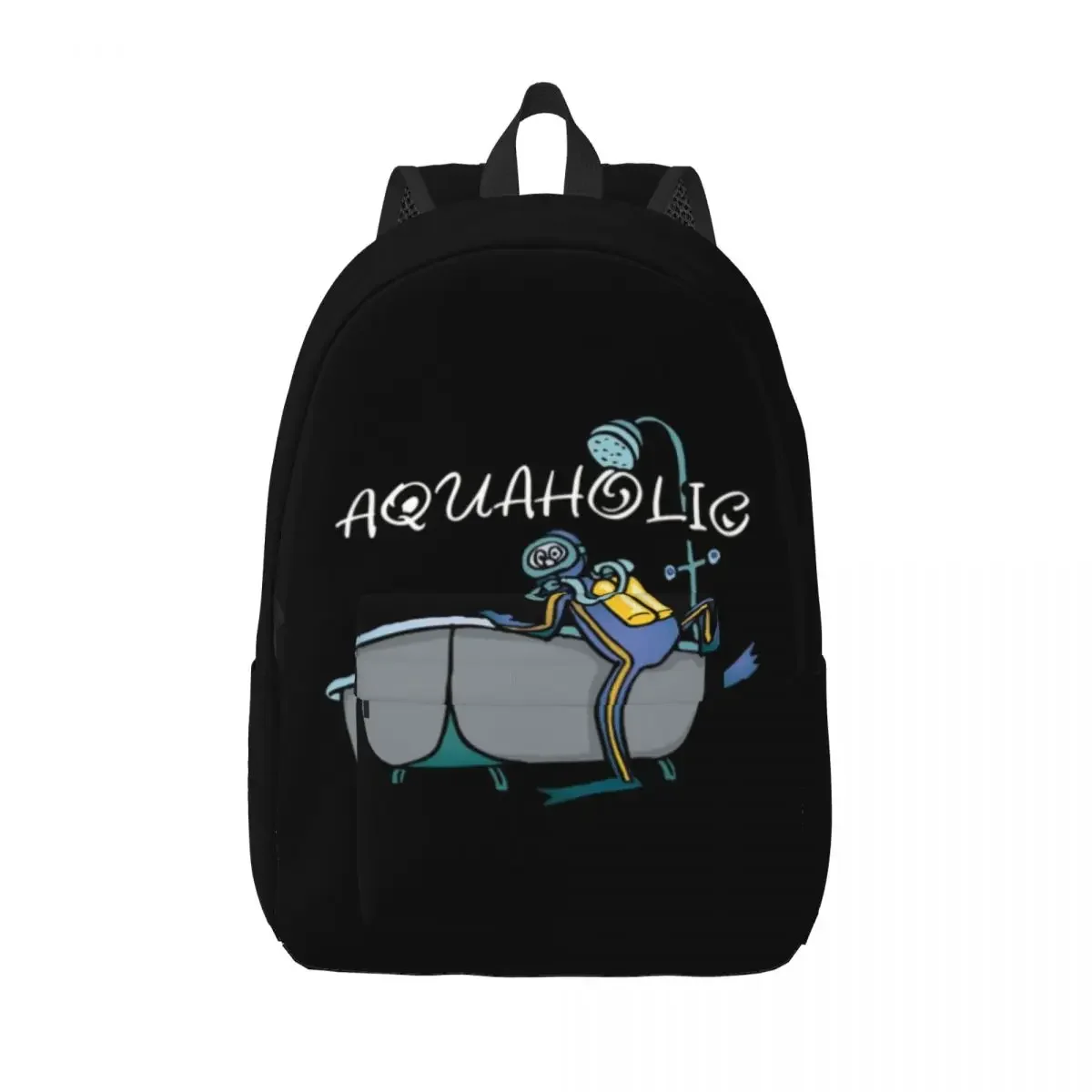 

Funny Scuba Diving Canvas Backpack for Girls Boys Diver College School Travel Bags Women Men Bookbag Fits 15 Inch Laptop