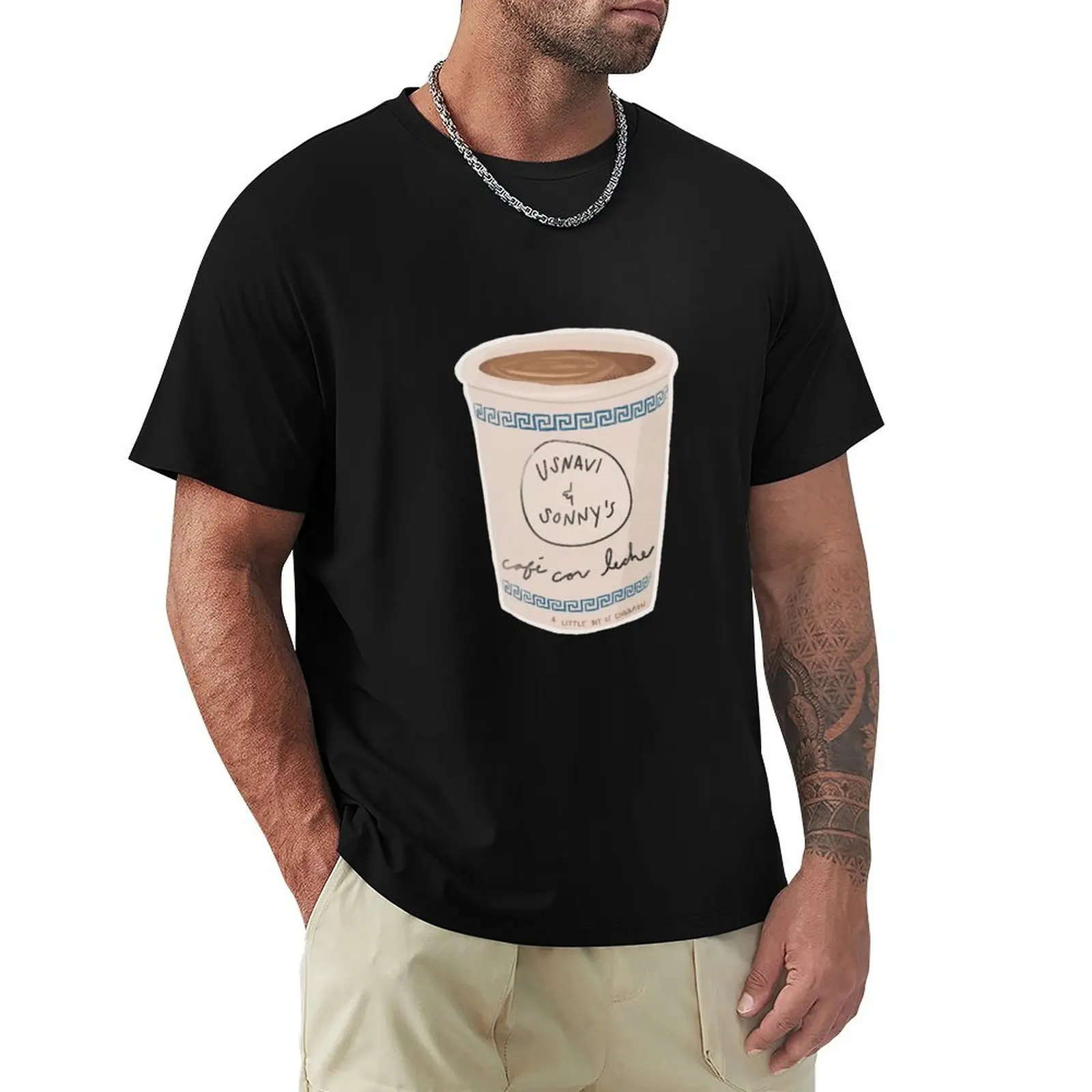 In The Heights Usnavi & Sonny's Cafe Con Leche Broadway Musical Theatre Lin Manuel Miranda T-Shirt