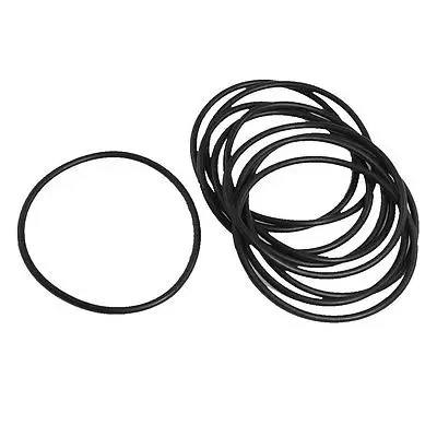 

10 Pcs 70mm x 3mm x 64mm Mechanical Black NBR O Rings Oil Seal Washers