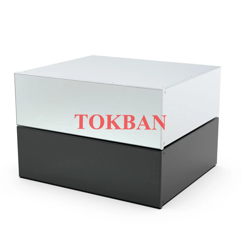 Tokban Audio 3612 362*310*120mm All Aluminium Preamplifier Chassis Enclosure Vacuum Tube Amplifier Case Shell