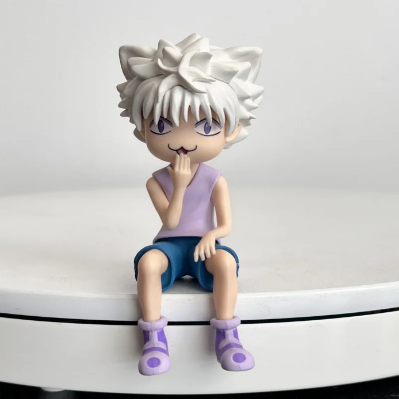 Anime figurine Hunter×Hunter Figure Killua Zoldyck Figures Cat Noodle Statue Pvc Model Collection Kids Toy Gift Custom