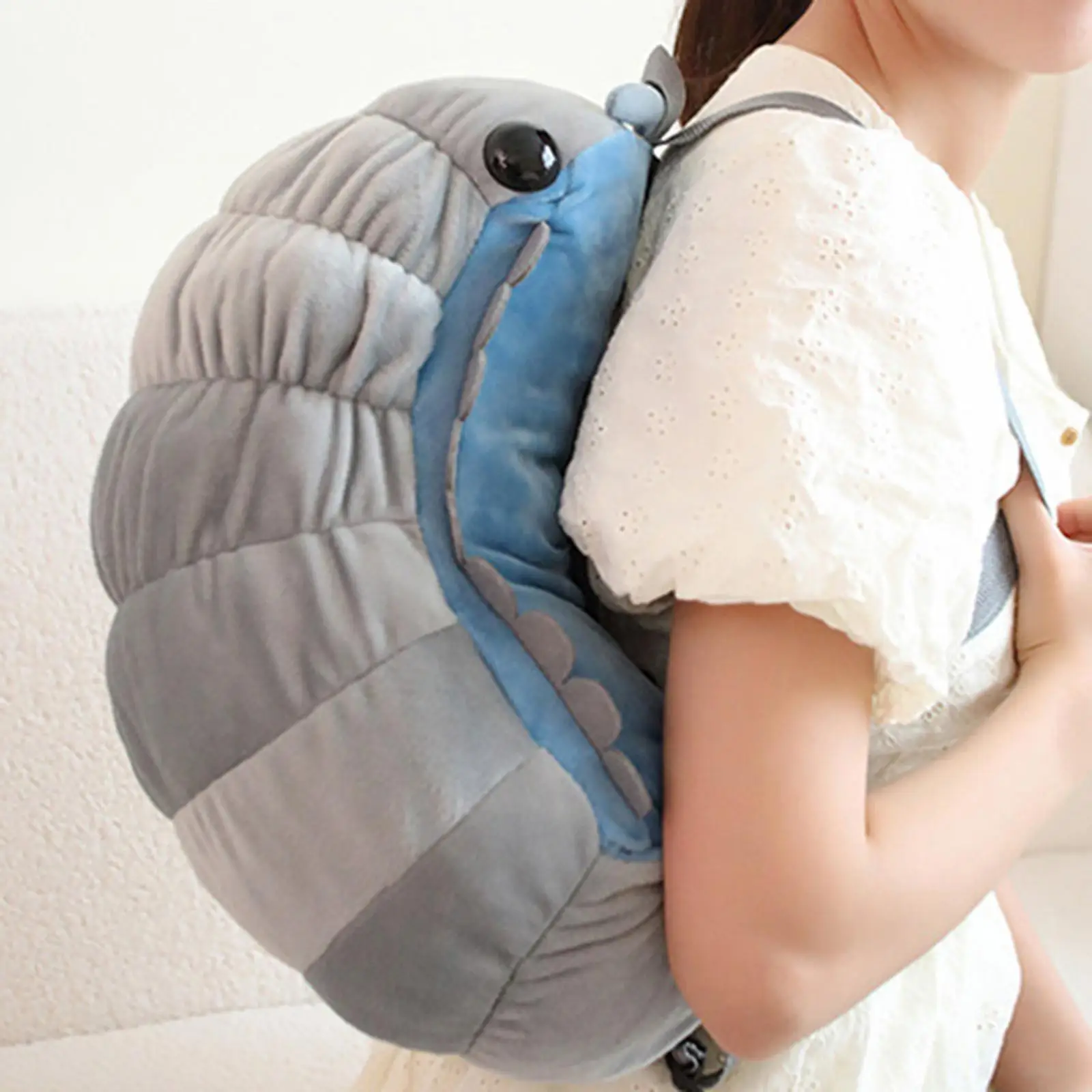 Simulation Insect Backpack Watermelon Worm Backpack Creative Cartoon Modern Soft Shoulder Bag for Children Men Women Teen