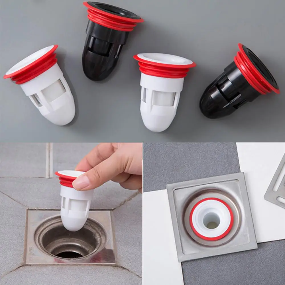 Silicone Floor Drain Odor Proof Leak Core Down Water Pipe Draininner Core Sewer Seal Leak Deodorant Kitchen Bathroom Accessories