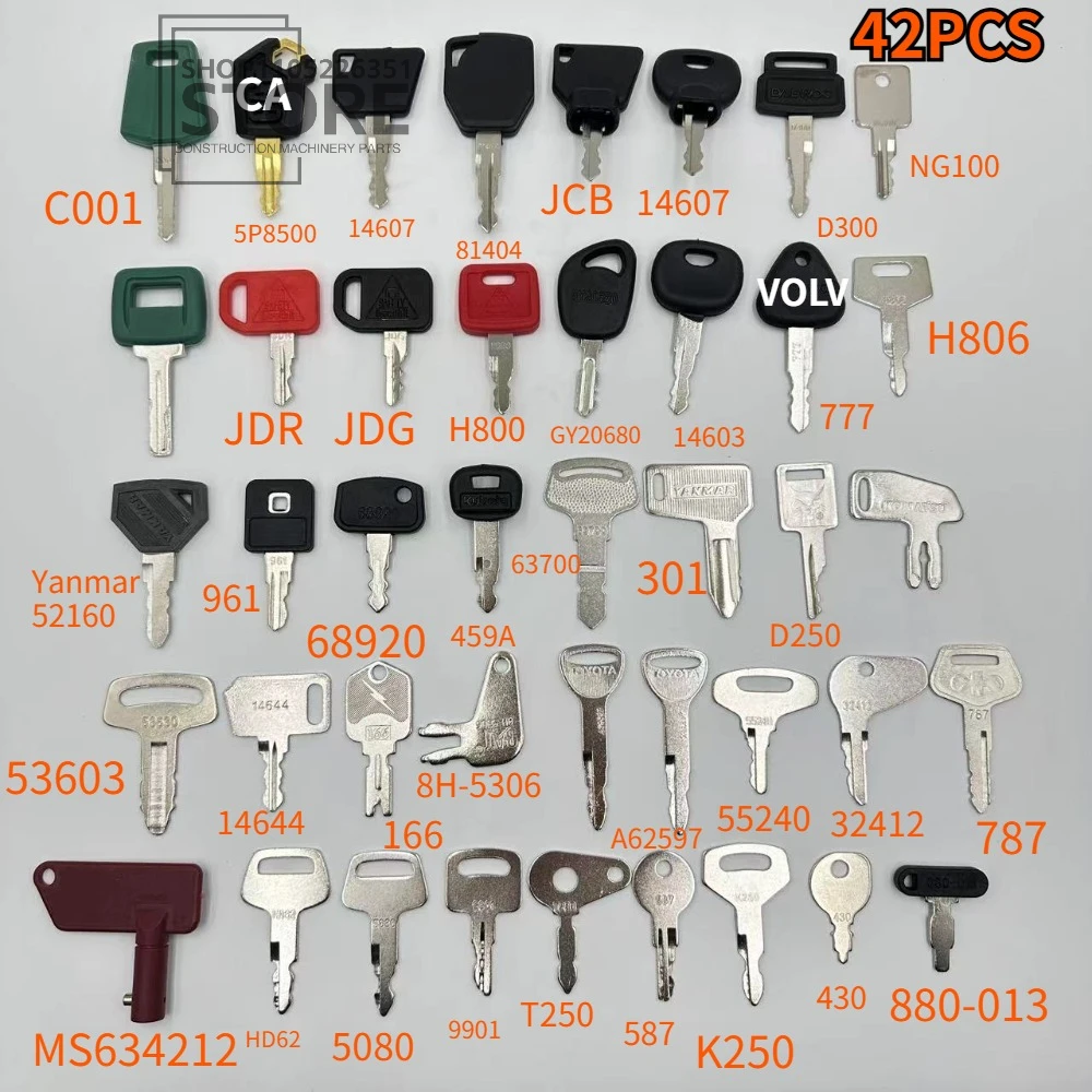 60/42/35/13/10PCS Master Ignit - Heavy Equipment Keys Master Set ulasan dan harga