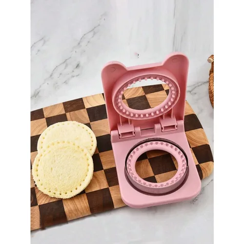 샌드위치 커터 및 실러 디커스터 샌드위치 메이커, 땅콩 버터 및 샌드위치 빵 팬케이크 메이커, DIY 쿠키 커터, 1 개 