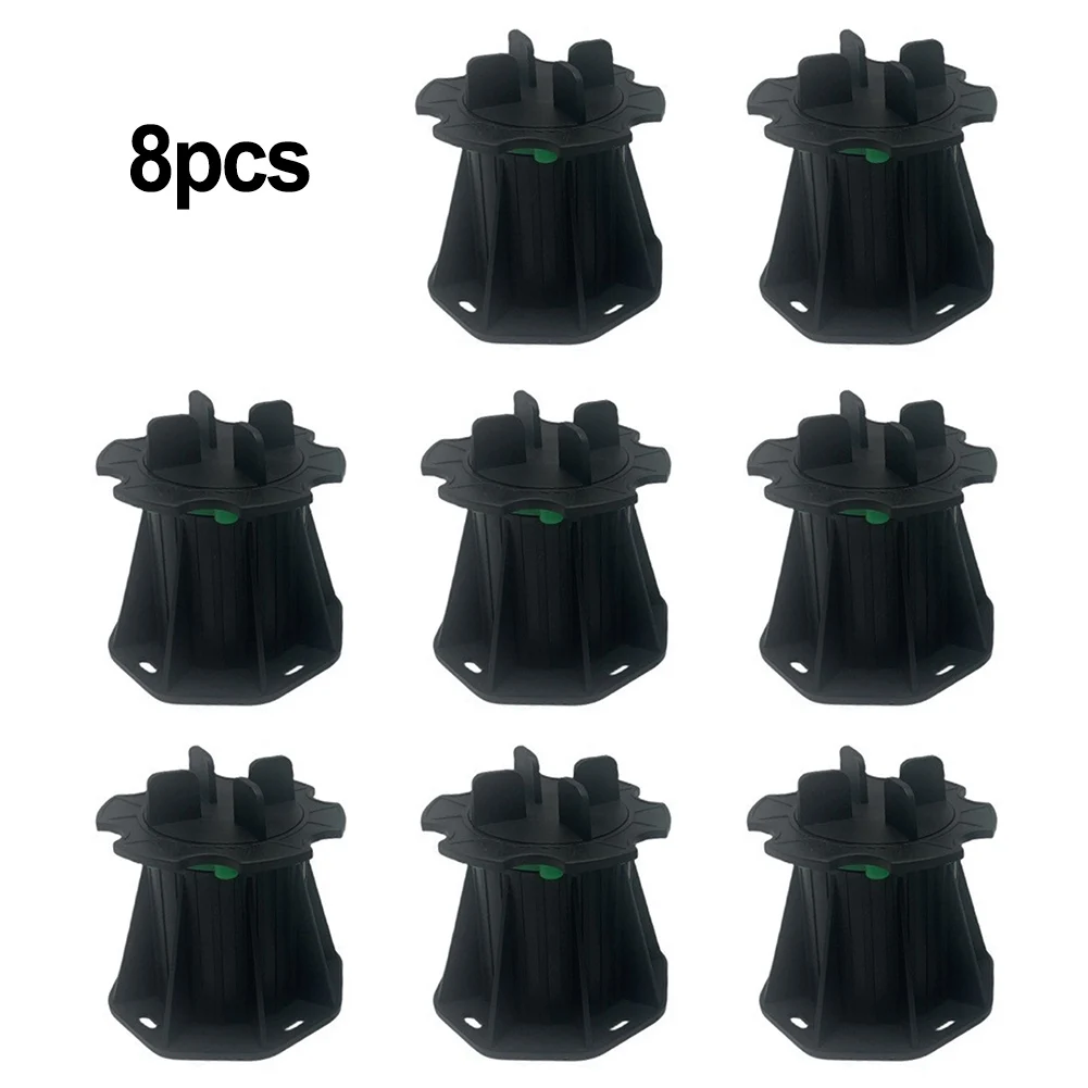 

Комплект из 8 опорных кронштейнов из полипропилена для напольного и потолочного монтажа, оптимизированные для устранения зазоров при укладке, регулируемые подставки для камня для теплого пола