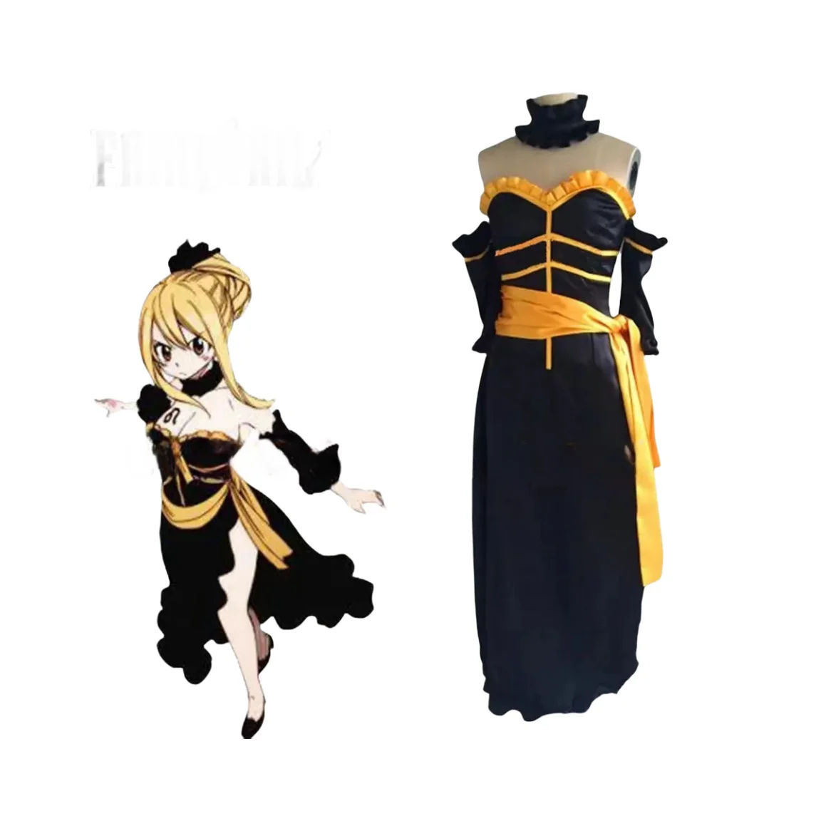 

Fairy Tail Lucy Heartfilia Cosplay Costume Lucy Cosplay Dress The Lion Nebula Version