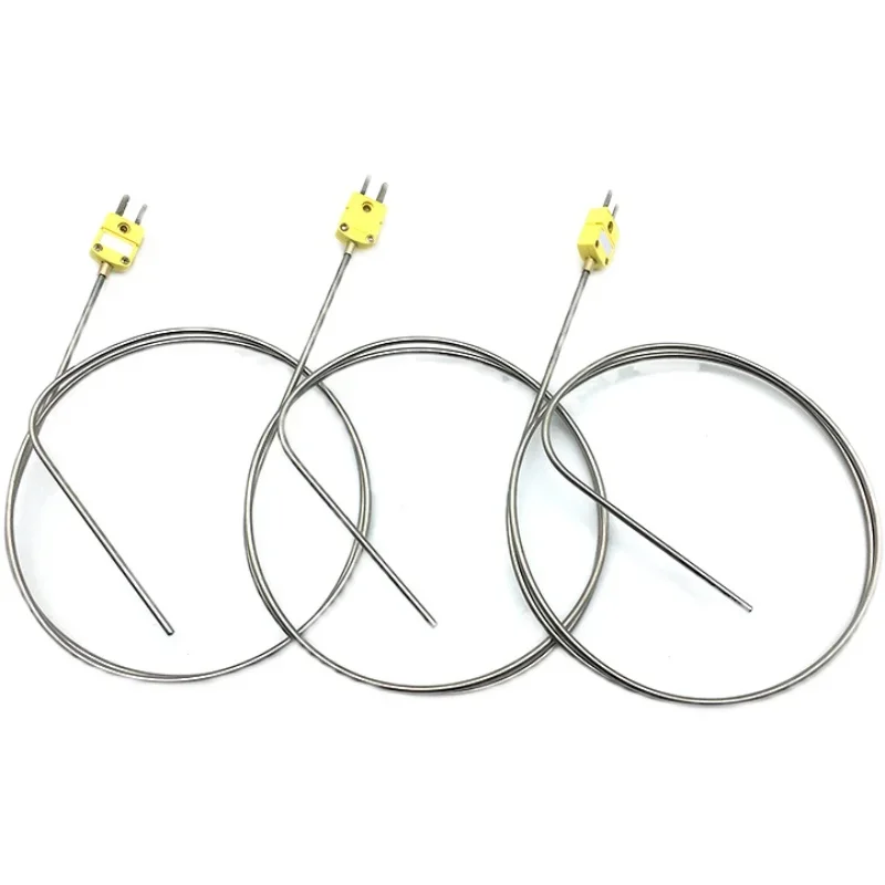 Type K Armored Plug Thermocouple, Bendable Temperature Probe, Temperature Sensor 1pcs
