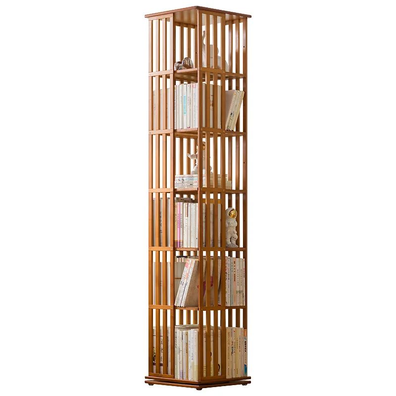 Etagere-rotative-bibliotheque-etagere-murale-etagere-simple-pour-enfants-rangement-pour-jouets-vitrine