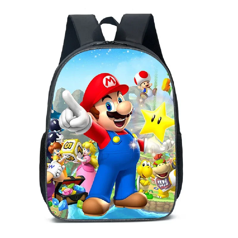 Mario Schoolbag Cartoon Anime Backpack Mario Backpack Super Mario Schoolbag Mochila Backpacks for Children\'s Bags for Girls