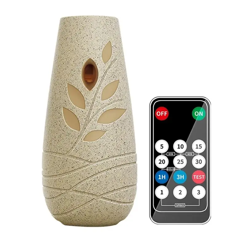 [NEW!N92R】 1Pc Eco-Friendly Leaf-Shaped Fragrance Diffuser Has An Automatic Timer And Is Suitable For Use In Homes And Offices