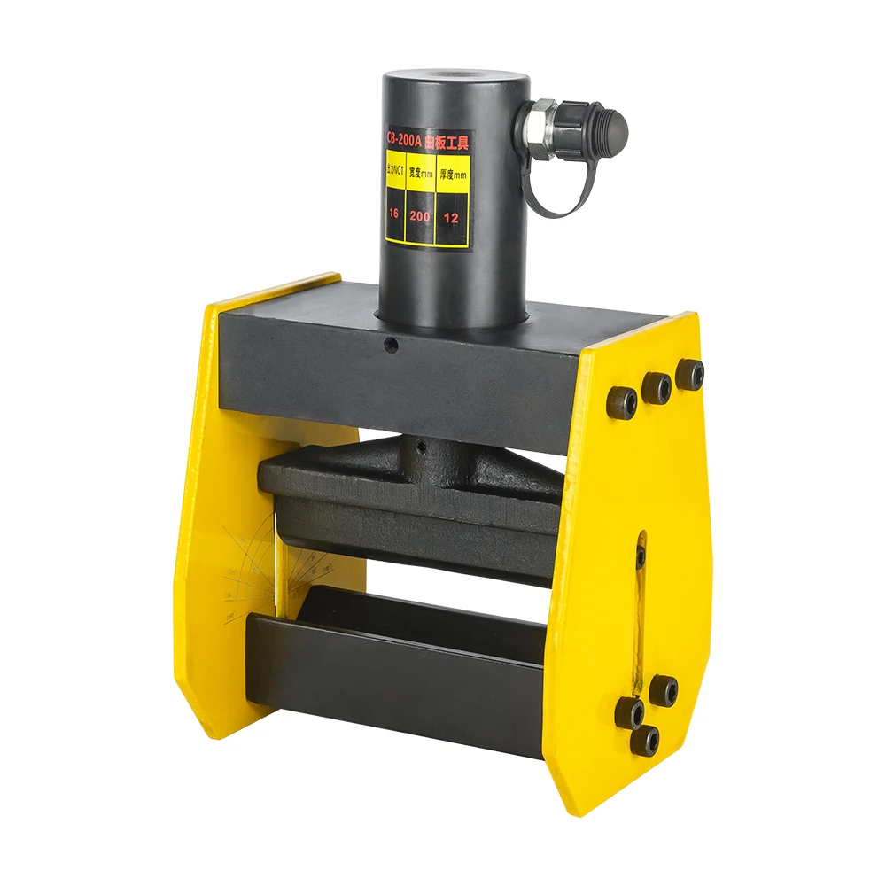 CB-200A آلة الثني الهيدروليكية المحمولة أداة الانحناء كابل ورقة المعادن Cu/Al Busbar بندر