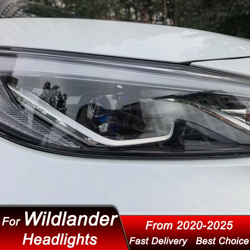 Car Styling Headlights For Toyota Wildlander 20-25 upgrade Full LED Headlamp Assembly Upgrade Projector Lens Accessories Kit