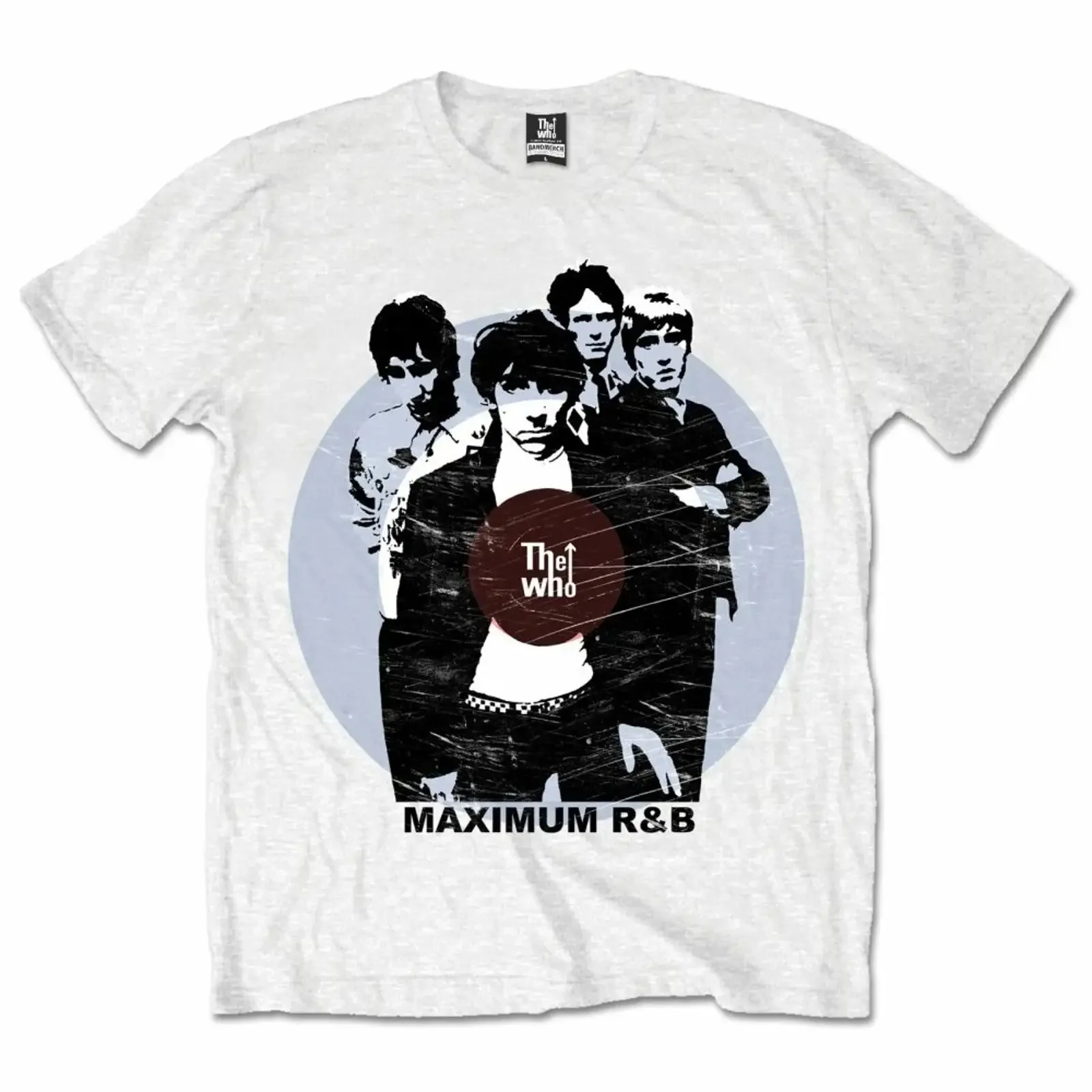 The Who Maximum R B White Official Merchandise T Shirt M L XL NEW vintage Washed graphic Breathable fashion Stylish homme Soft