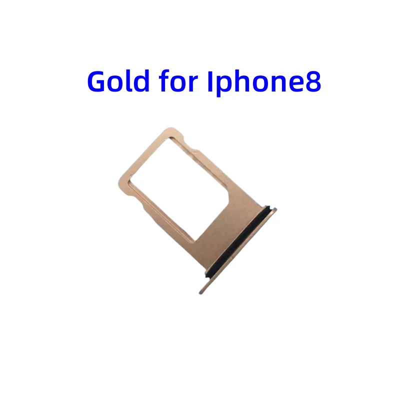SIM Card tray For Iphone8 8Plus Card slot drawer Holder drawer chip card tray Sim Card Reader Socket for Iphone8Plus A1906 A1898 image 5