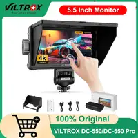 VILTROX DC-550 Pro Monitor portátil 5,5 ""1920x1080 4K monitores profesionales HDMI pantalla táctil campo 3D LUT Director Monitor