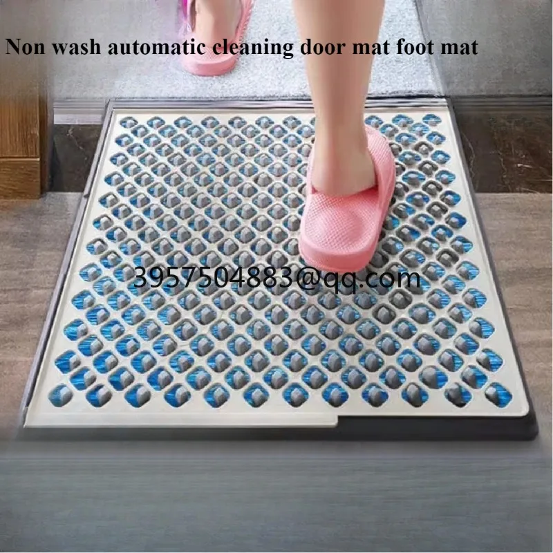 Door disinfection, floor mat, sole cleaning artifact, household door wipe sole, leave-in automatic cleaning, door mat, foot mat