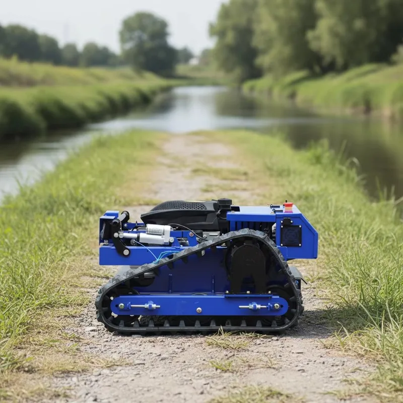 CE EPA Euro 5 Certification  Strong Power Lawn Mowers Garden Robot Lawn Mower Automatic 500mm Cutting Width Crawler Mower