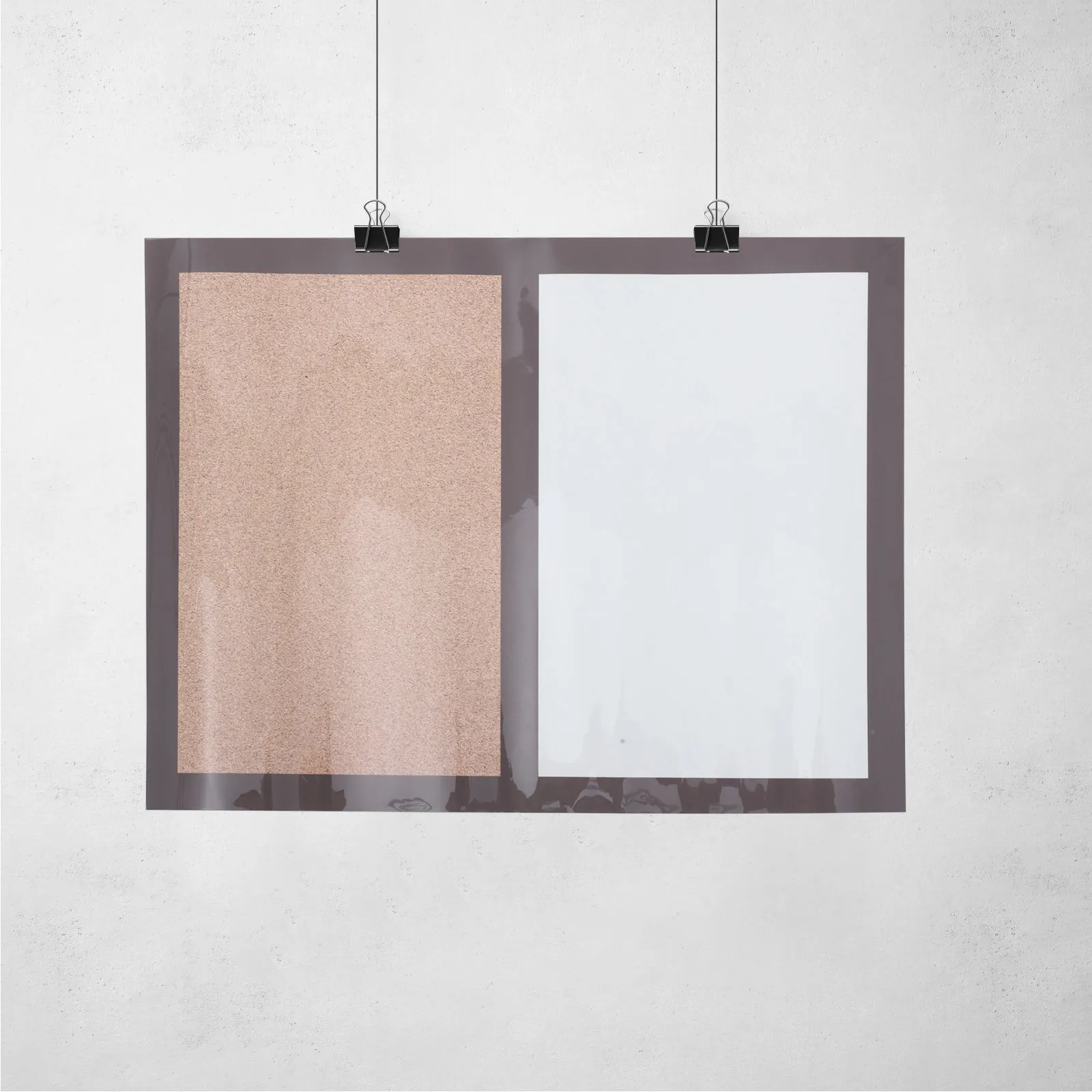 

Комбинированная настенная доска-органайзер (белая доска и пробковая доска) для офиса, дома и школы, двусторонняя доска для объявлений с самоклеящимся покрытием