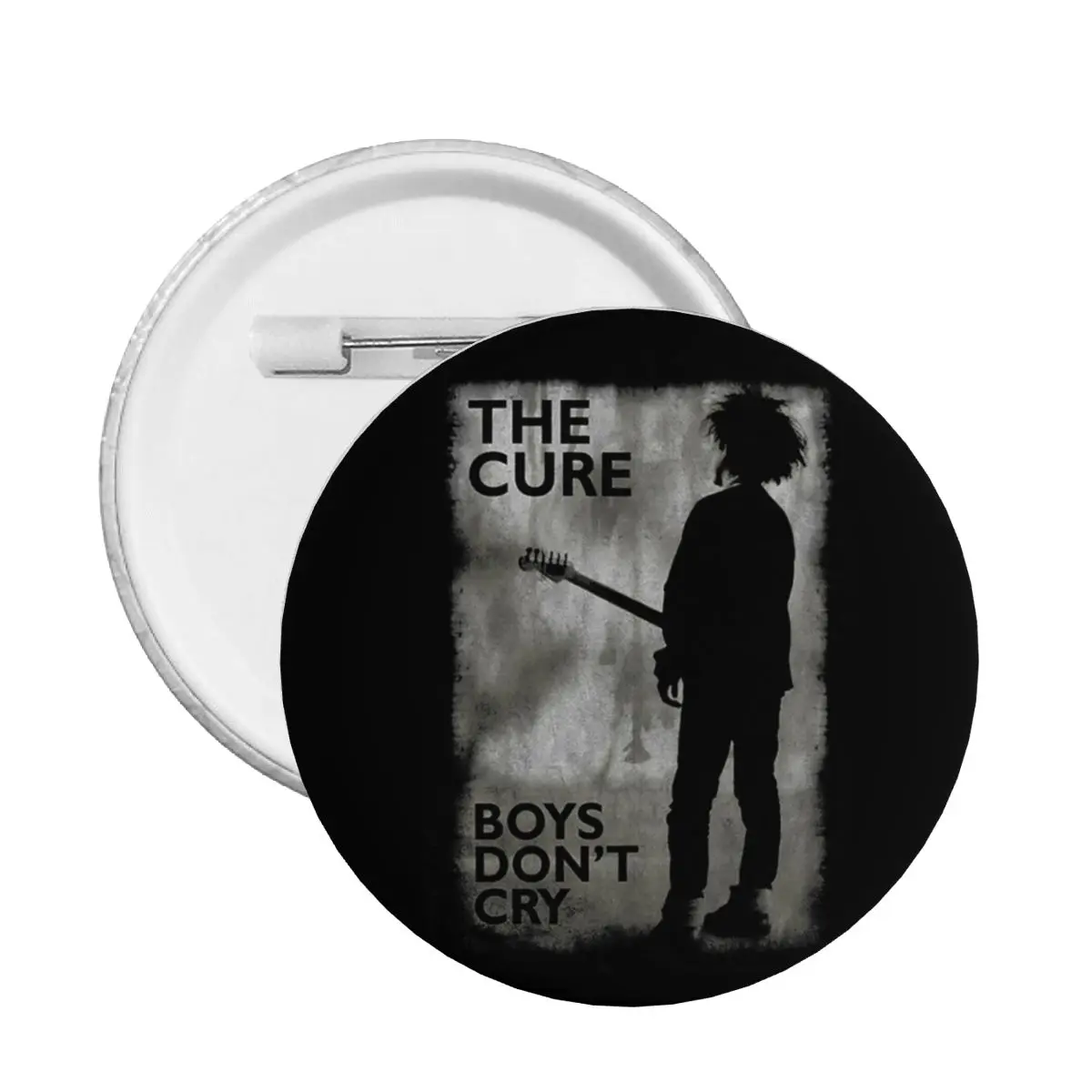 Music Rock Band Cure Pin Back Buttons Personalize The Boys Cant Cry Brooch Badge for Jeans Pinback Birthday Gift