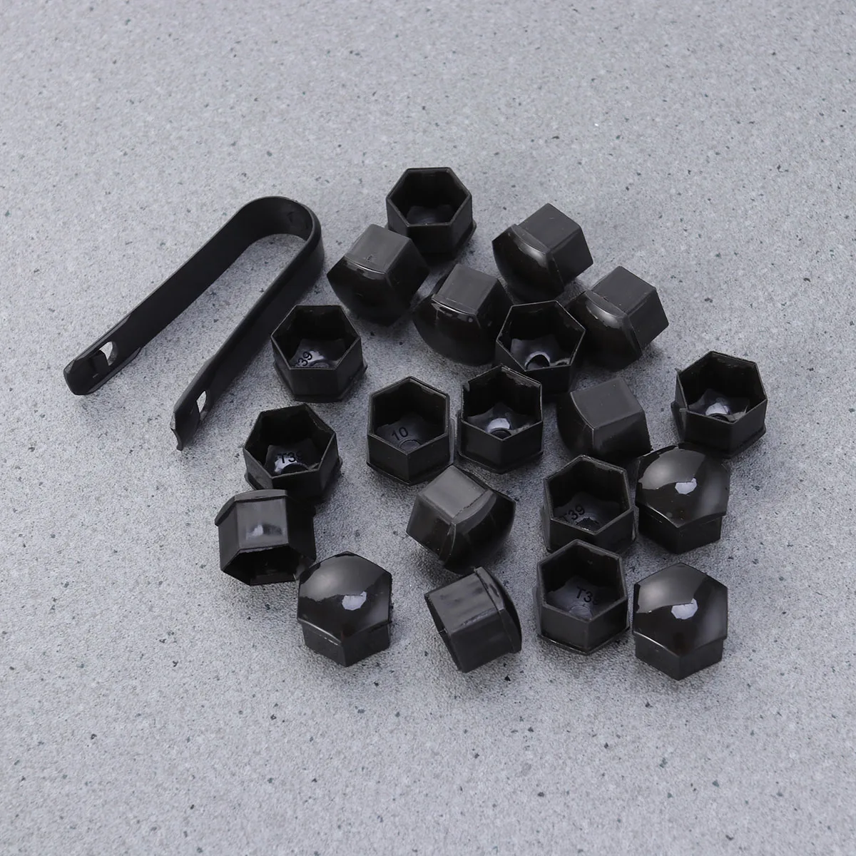 

21pcs Wheel Nut Covers Rim Caps Lug Bolt Guard Black Silicone Rub Resistant Dust Corrosion Car Wheel Bolts Protector Various