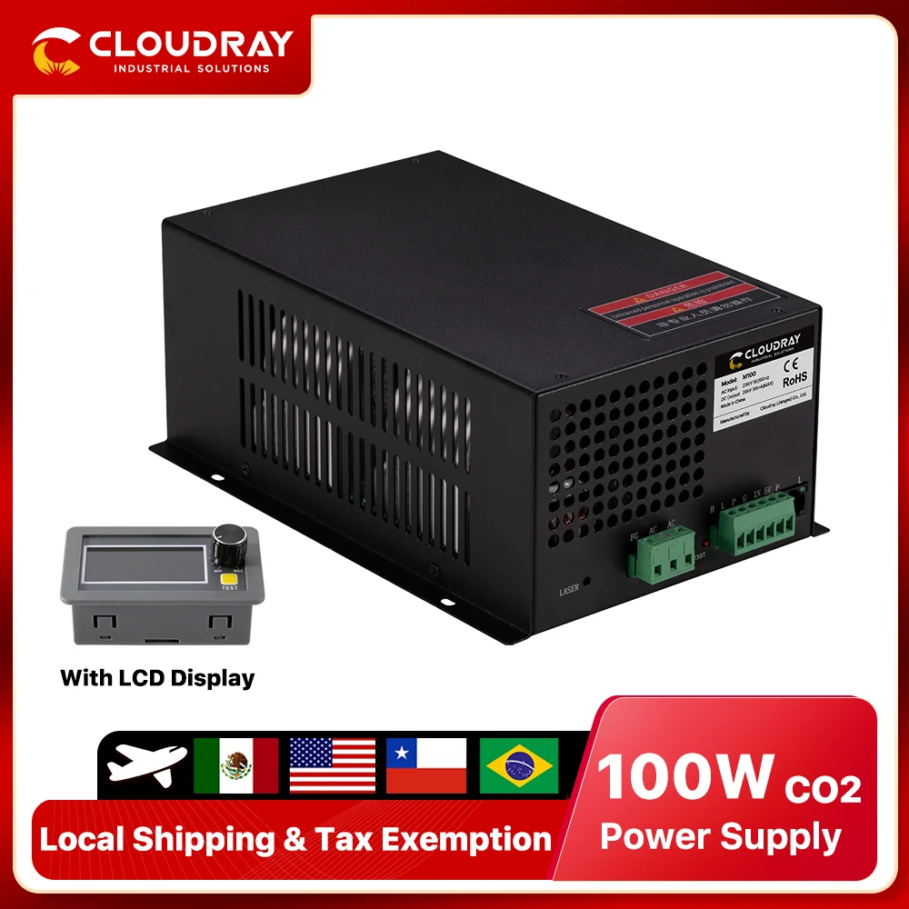 Cloudray 80-100W CO2 Laser Power Supply for CO2 Laser Engraving Cutting Machine M100W category
